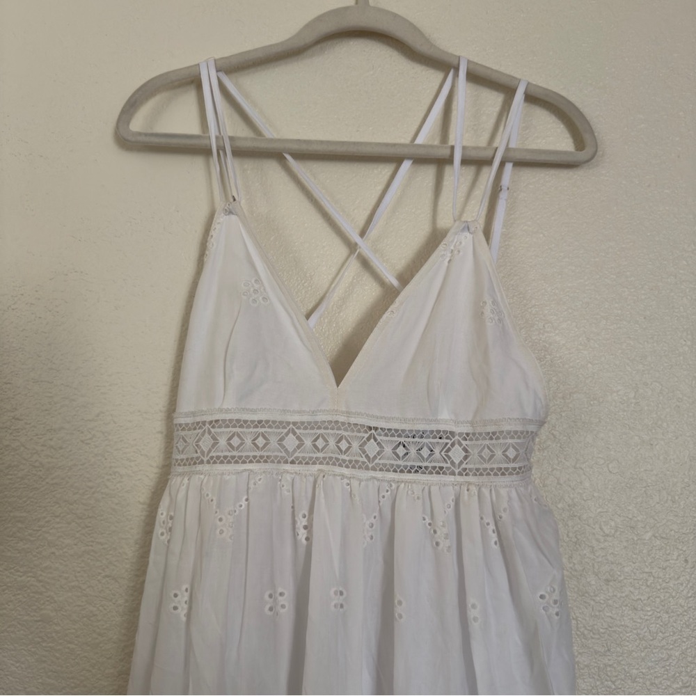 NWT Misa Los Angeles Eyelet Embroidered Allegra  Dress. - Picture 7 of 13